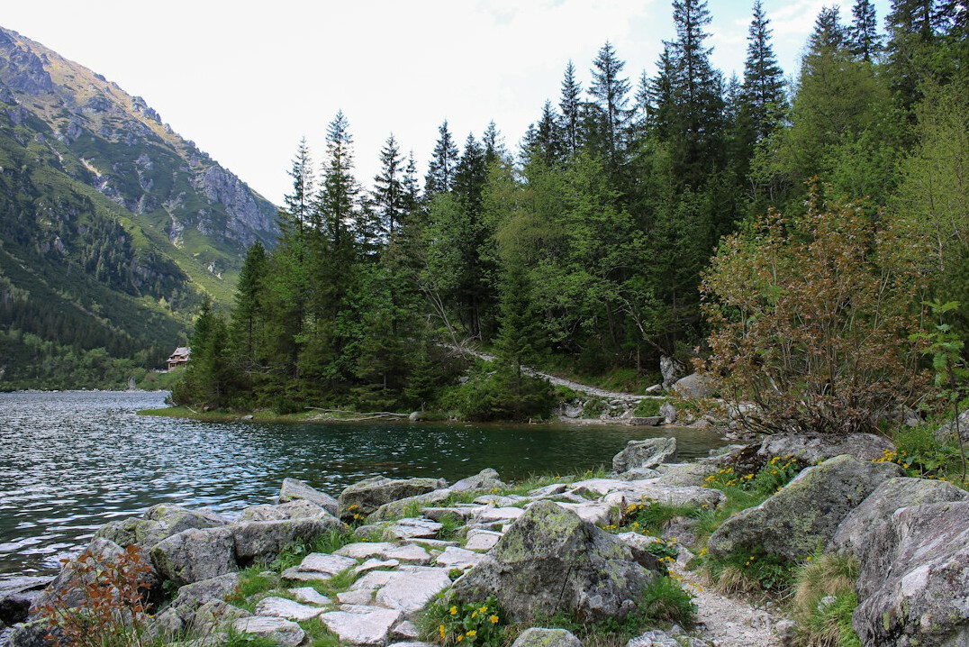 serene polish lake